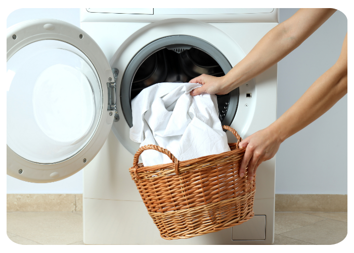 Removing laundry from dryer