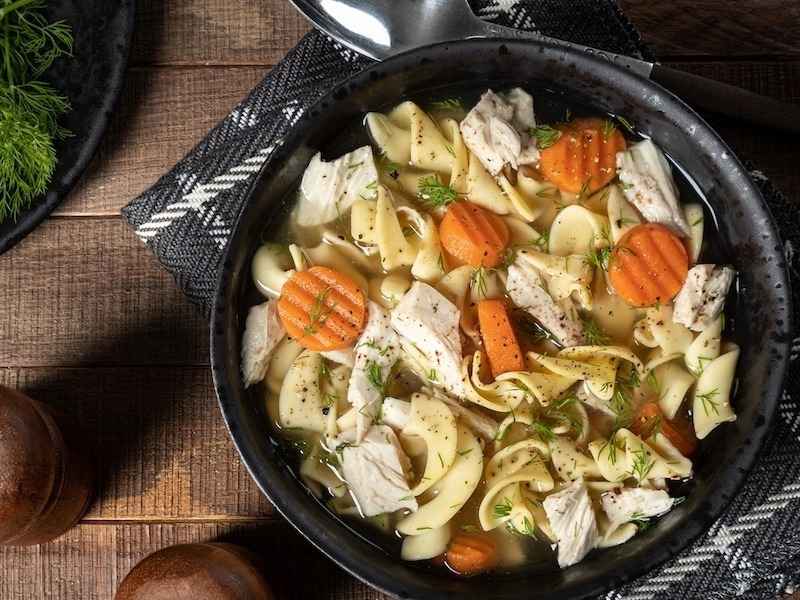 Soup’s On! Chicken Noodle Soup Made on a Natural Gas Stovetop will