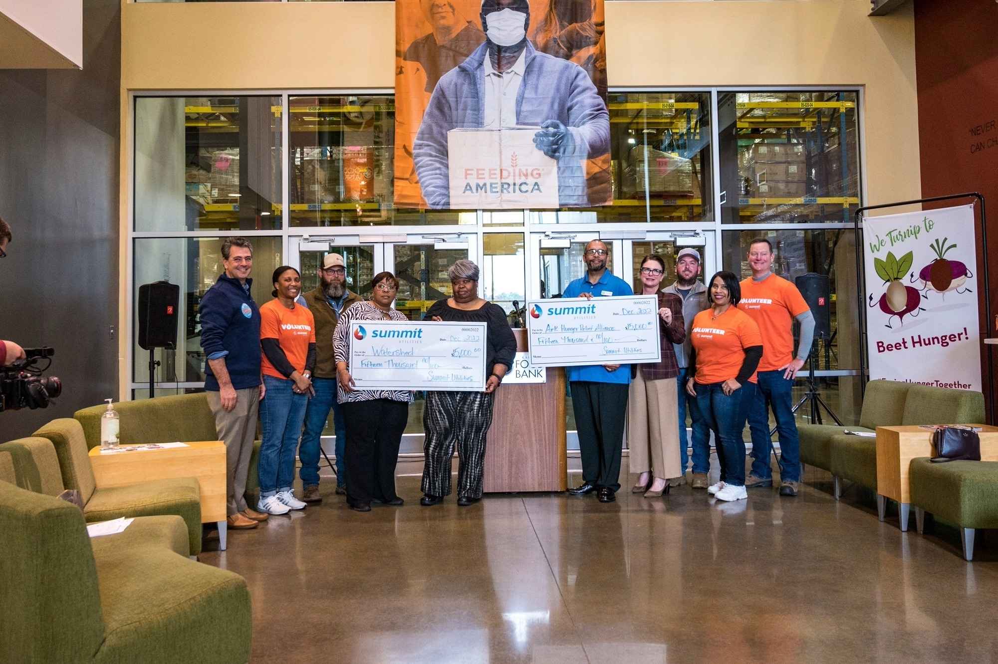 Summit Utilities Arkansas Commits to Helping Arkansans with Hunger Relief